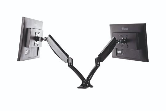  Фото гибкое настольное крепление для двух мониторов iiyama ds3002c-b1 - фото 8