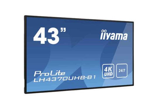  Фото информационный дисплей iiyama 43" lh4370uhb-b1 - фото 2