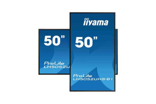 Фото информационный дисплей iiyama 50" lh5052uhs-b1 - фото 2