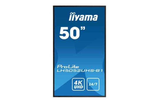  Фото информационный дисплей iiyama 50" lh5052uhs-b1 - фото 3