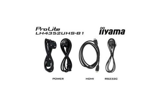  Фото информационный дисплей iiyama 50" lh5052uhs-b1 - фото 9