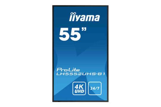  Фото информационный дисплей iiyama 55" lh5552uhs-b1 - фото 2