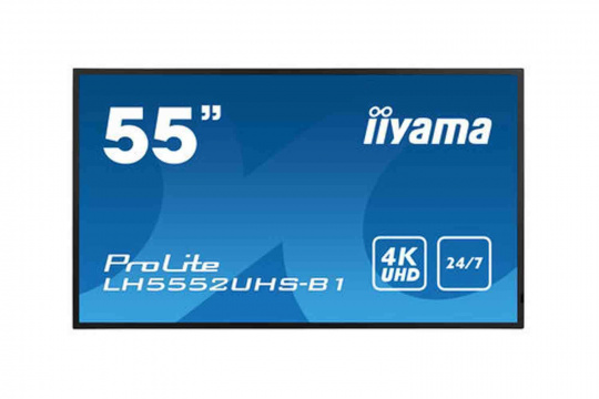  Фото информационный дисплей iiyama 55" lh5552uhs-b1 - фото 1