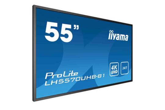  Фото информационный дисплей iiyama 55" lh5570uhb-b1 - фото 2
