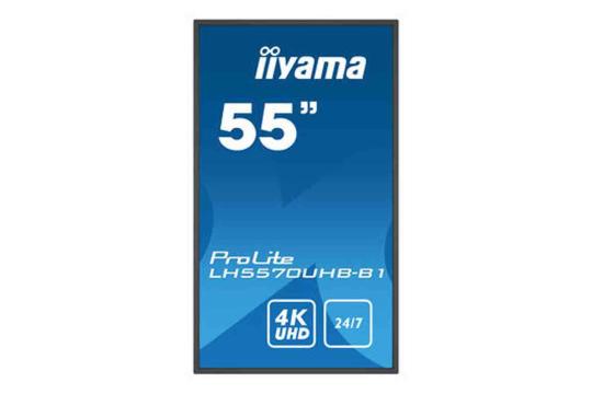 Фото информационный дисплей iiyama 55" lh5570uhb-b1 - фото 3
