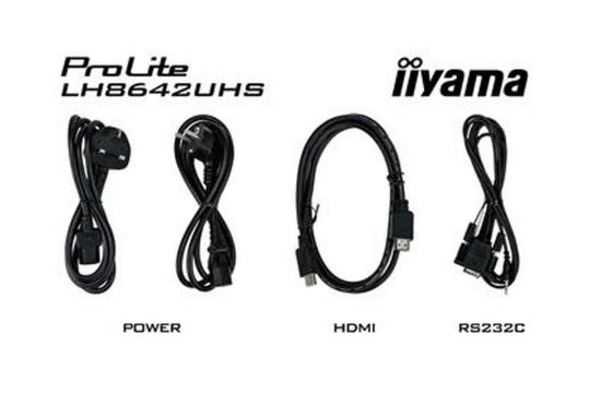  Фото информационный дисплей iiyama 86" lh8642uhs-b3 - фото 2