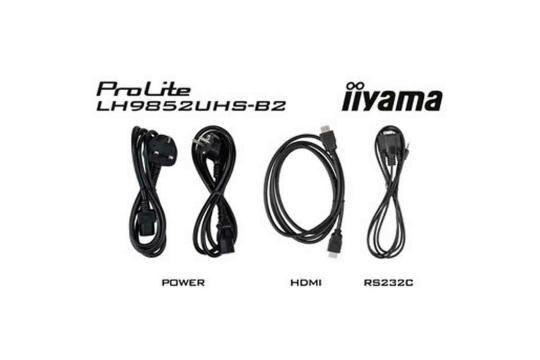  Фото информационный дисплей iiyama 98" lh9852uhs-b2 - фото 2