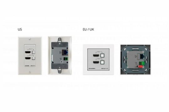  Фото коммутатор 2х1 hdmi kramer wp-211t/eu-80/86(w) - фото 1