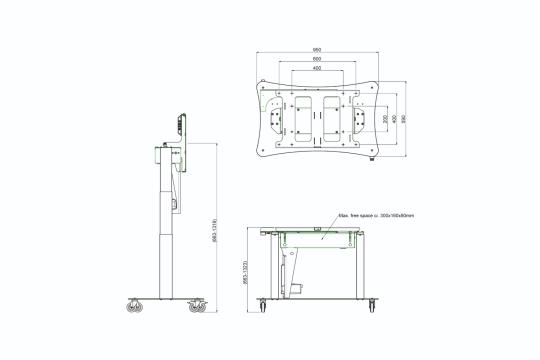  Фото моторизованный стенд на колесах iiyama md 062b7650 - фото 4