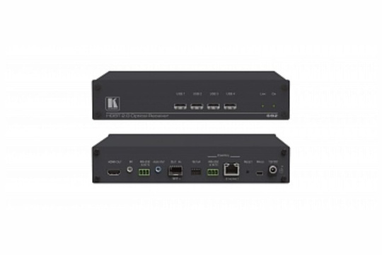 Изображение Приемник сигнала HDMI, Audio, RS-232, ИК, USB и Ethernet по волоконно-оптическому кабелю для модулей SFP Kramer 692