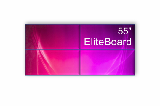 Изображение Видеостена 2x2 EliteBoard 55" PK557FFLN