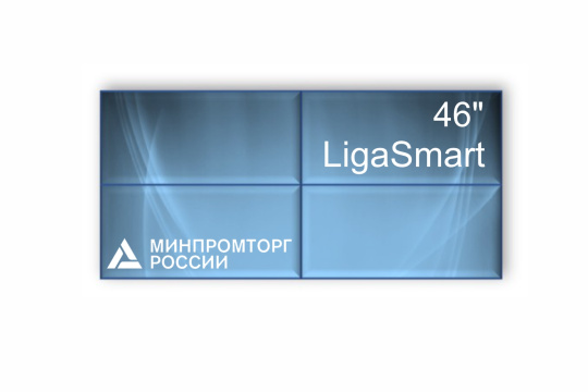 Изображение Видеостена 2x2 шов 1.8 LigaSmart 46" V 46.32