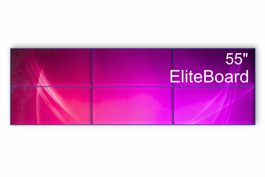 Изображение Видеостена 3x2 EliteBoard 55" BB558FCBED