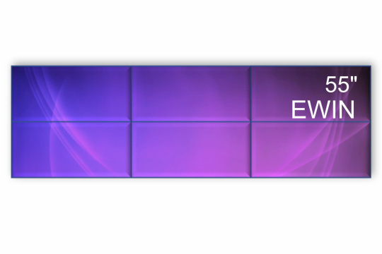 Изображение Видеостена 3x2 EWIN 55" BT55L