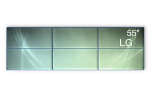  Фото видеостена 3x2 lg 55" 55vl5pj - фото 2