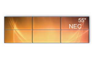  Фото видеостена 3x2 nec un552v 55" (шов: 3,5) - фото 2