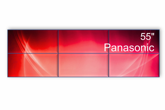 Изображение Видеостена 3x2 Panasonic 55" TH-55VF2HW