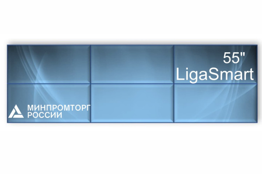 Изображение Видеостена 3x2 шов 0.88  LigaSmart 55"  V 55.32