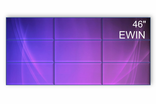 Изображение Видеостена 3x3 EWIN 46" BP46L