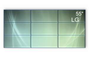  Фото видеостена 3x3 lg 55" 55vh7e-h - фото 2