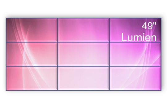 Изображение Видеостена 3x3 Lumien 49" LMW4935LL