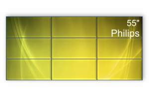  Фото видеостена 3x3 philips 55" 55bdl8007x/00 - фото 2