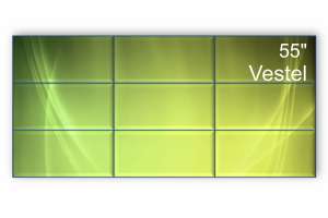  Фото видеостена 3x3 vestel wy55b-2h* 55" (шов: 0,88) - фото 2
