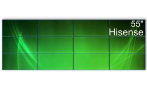  Фото видеостена 4x3 hisense 55l35b5u 55" (шов: 3,5) - фото 2